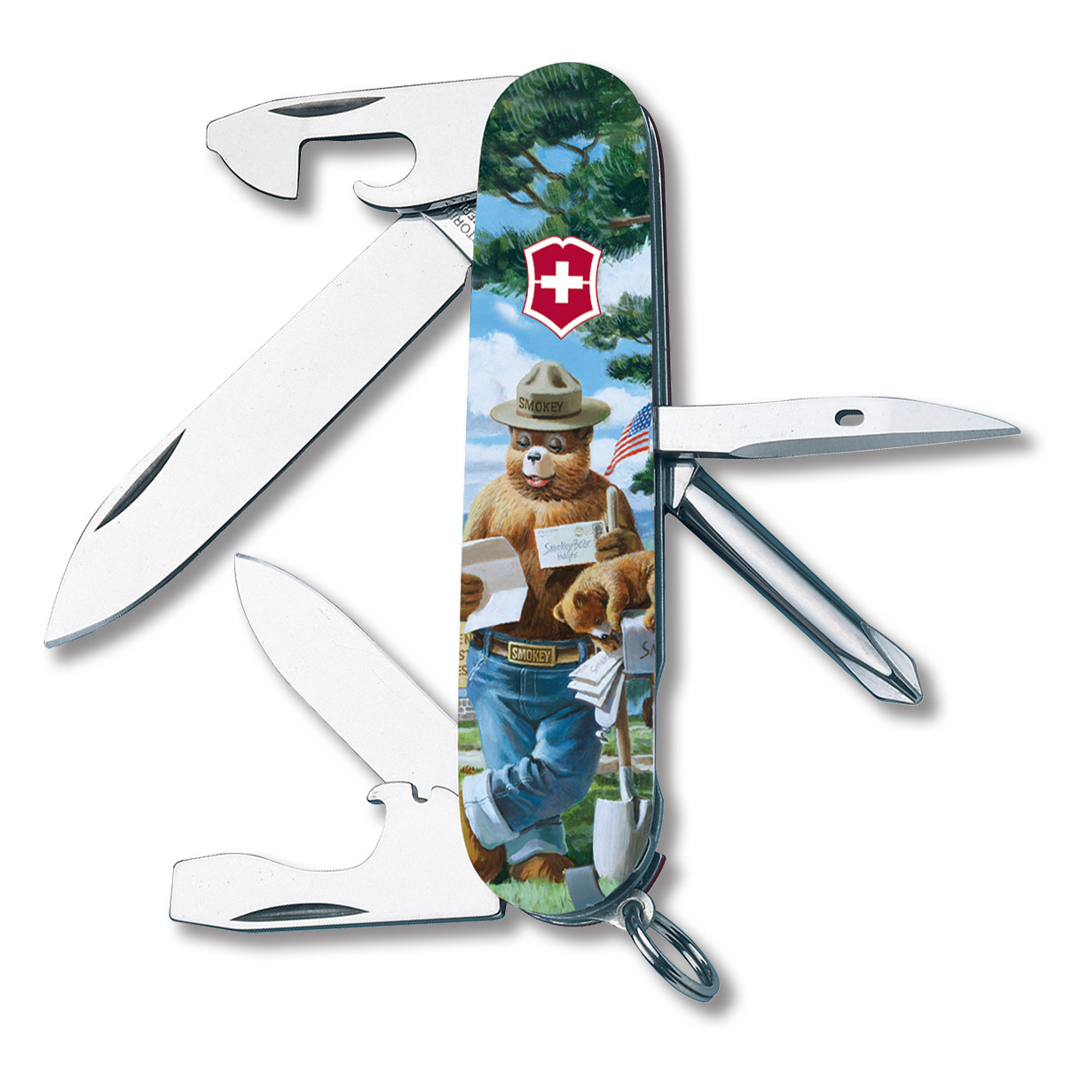 Victorinox Tinker Swiss Army Knife Smokey the Bear Mail Call SMKW