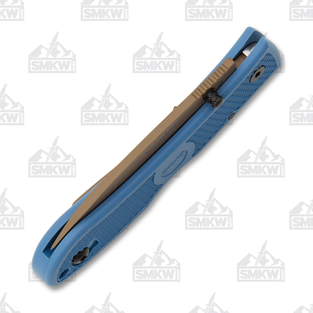KA-BAR Dozier D2 Steel Blue Folding Knife Hunter 3in Drop Point 
