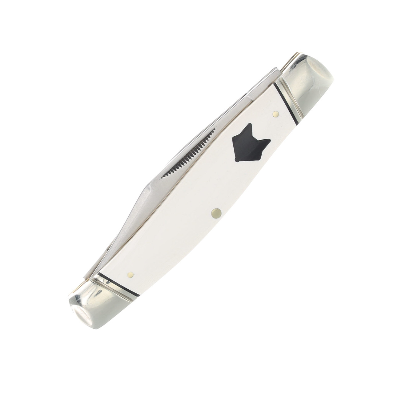 rockyman Rough Ryder Stockman Folding Knife Arctic Fox