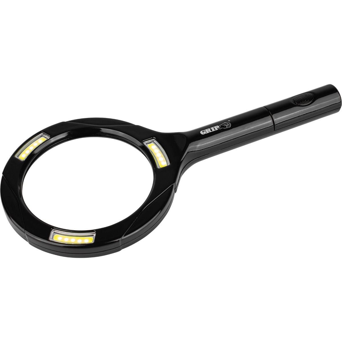 GRIP 4X COB LED Magnifying Glass - Black - 50 Lumens