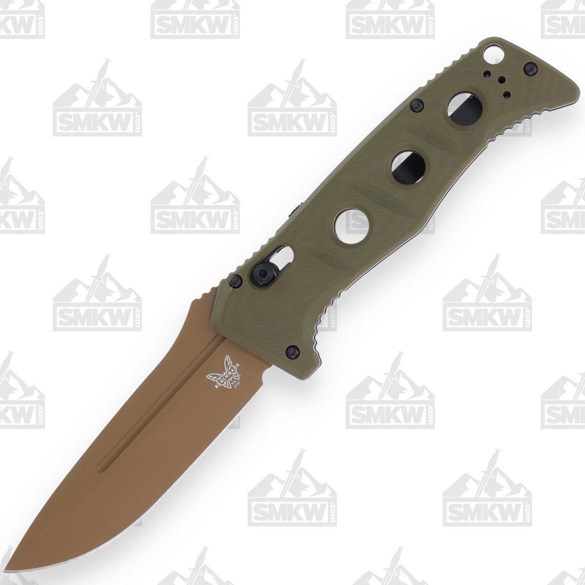Benchmade 2750FE2 Adamas OTS Automatic Knife G-10 OD Green - 3.78