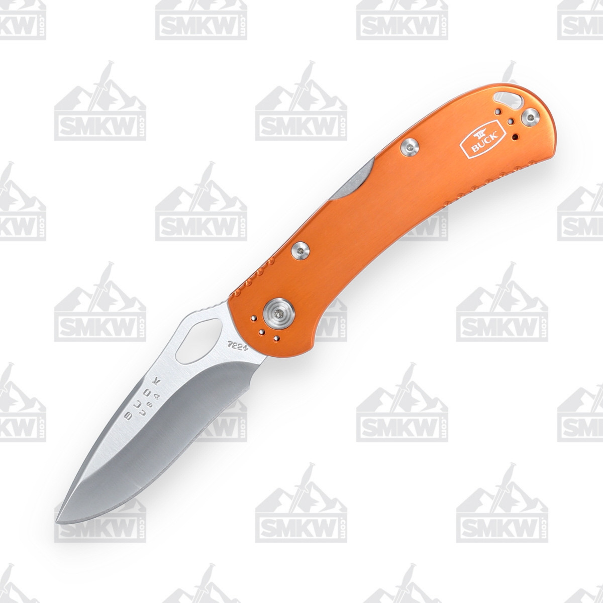 Buck 722 Spitfire Folding Knife Orange BU7453 - Smoky Mountain