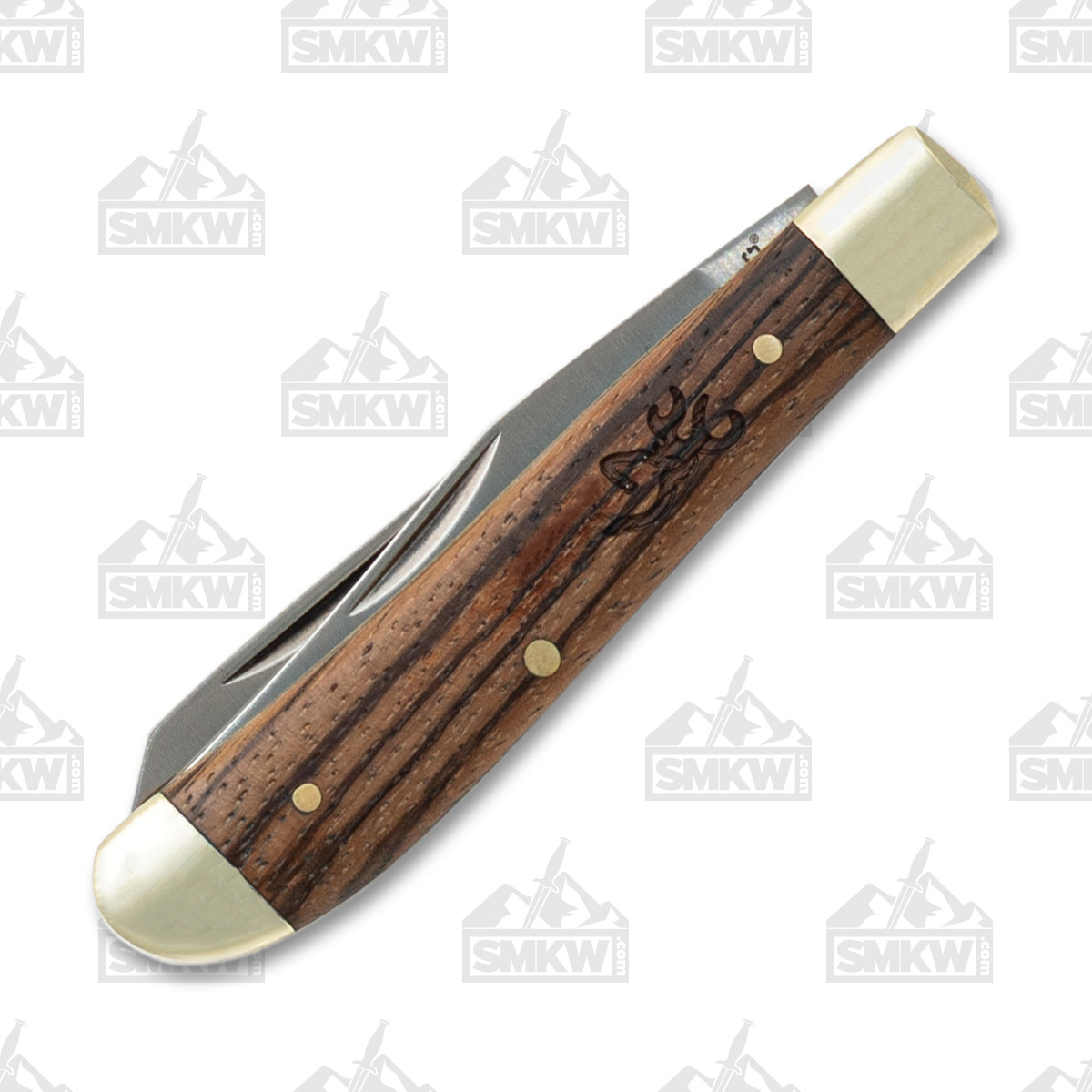 Browning Zebrawood Small Trapper BN3220518 - Smoky Mountain Knife