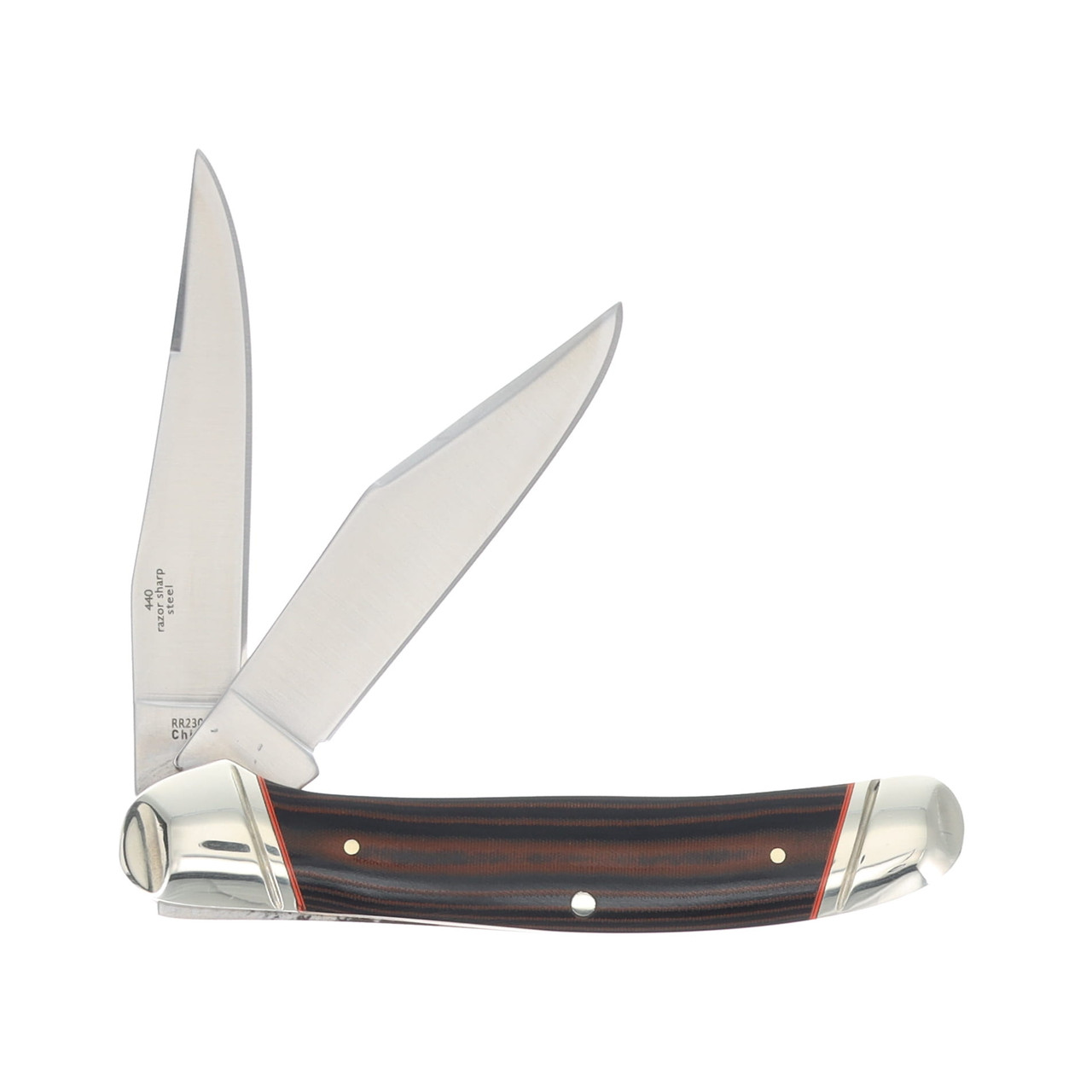 Rough Ryder Desert Fox Copperhead Folding Knife RR2304 - Smoky
