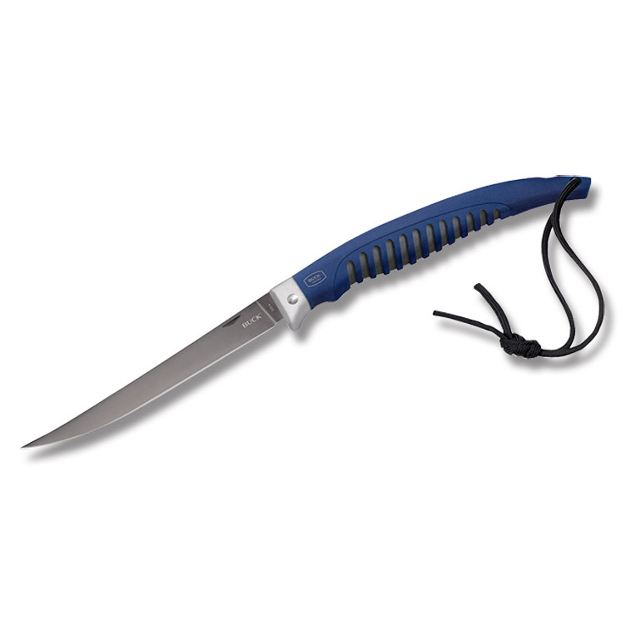 Buck 220 Silver Creek Folding Fillet Knife Blue - Smoky Mountain Knife ...