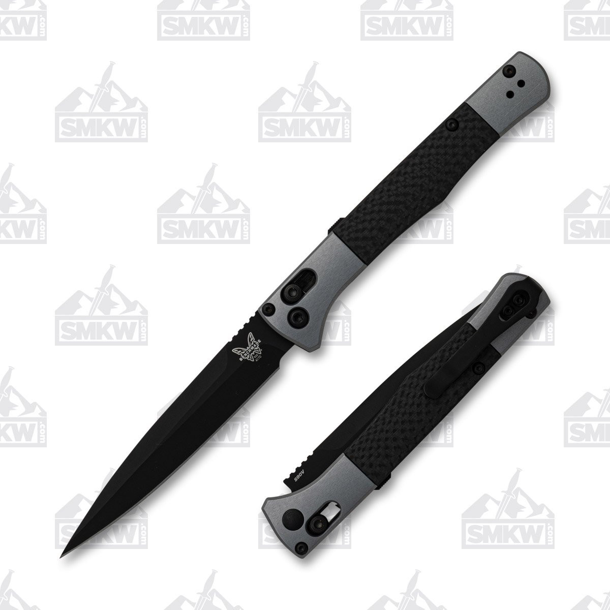 Benchmade 4170BK Fact Auto OTS Folding Knife Black - 3.95in Black