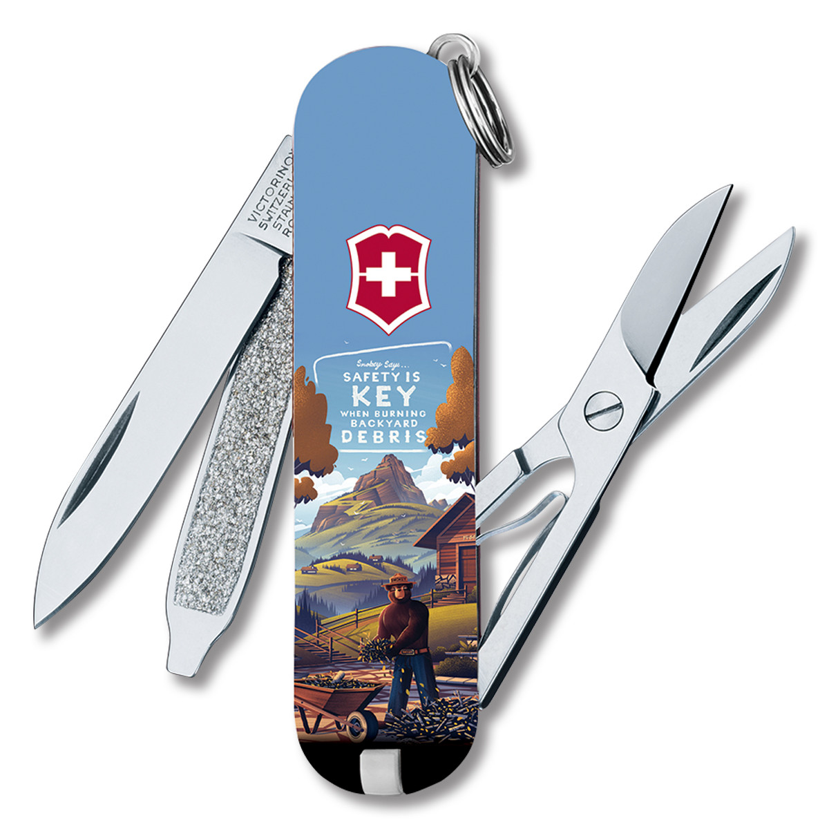 Victorinox Classic SD Swiss Army Knife Safety is Key STBV918