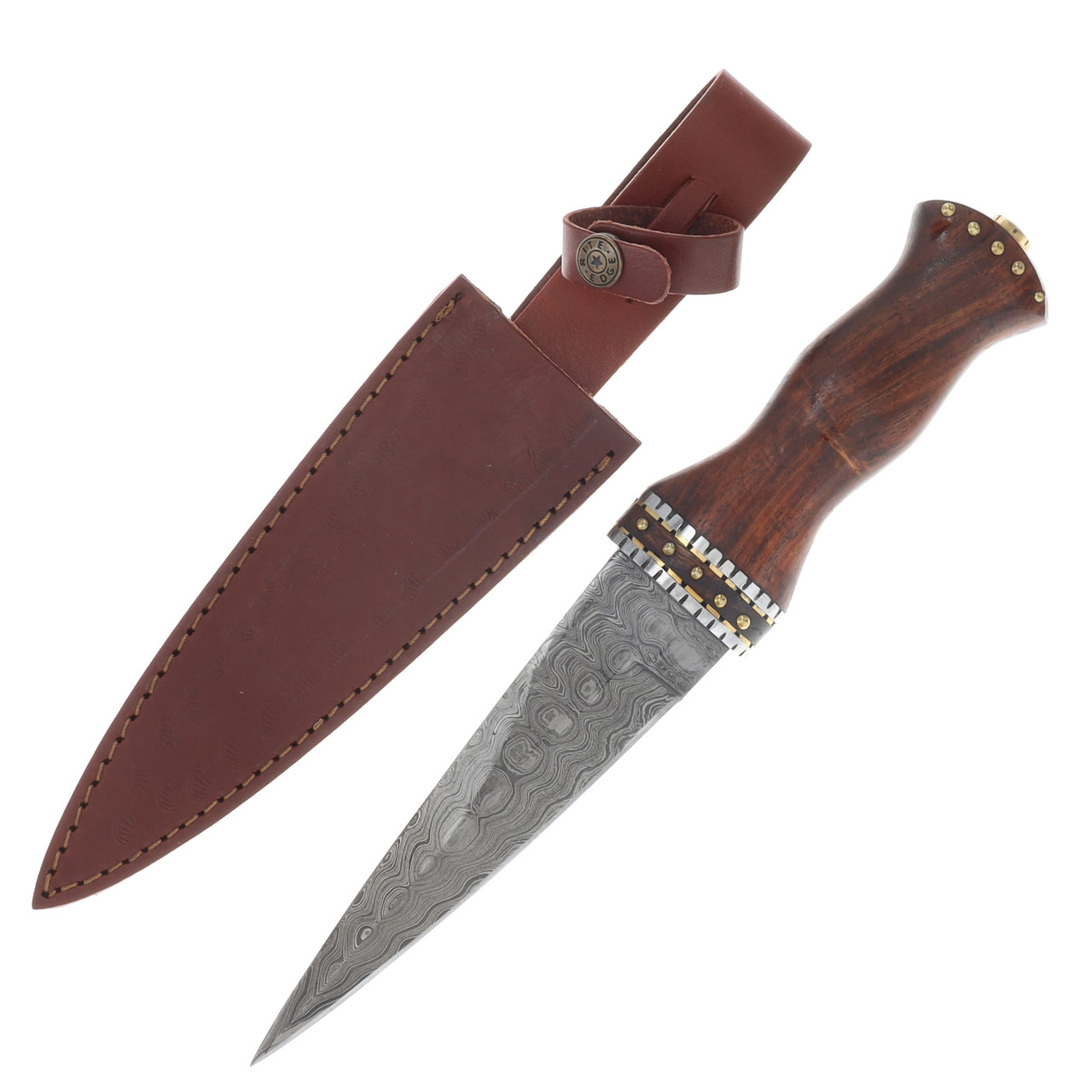 Rite Edge Exotic Damascus Sgian Dubh DM1076