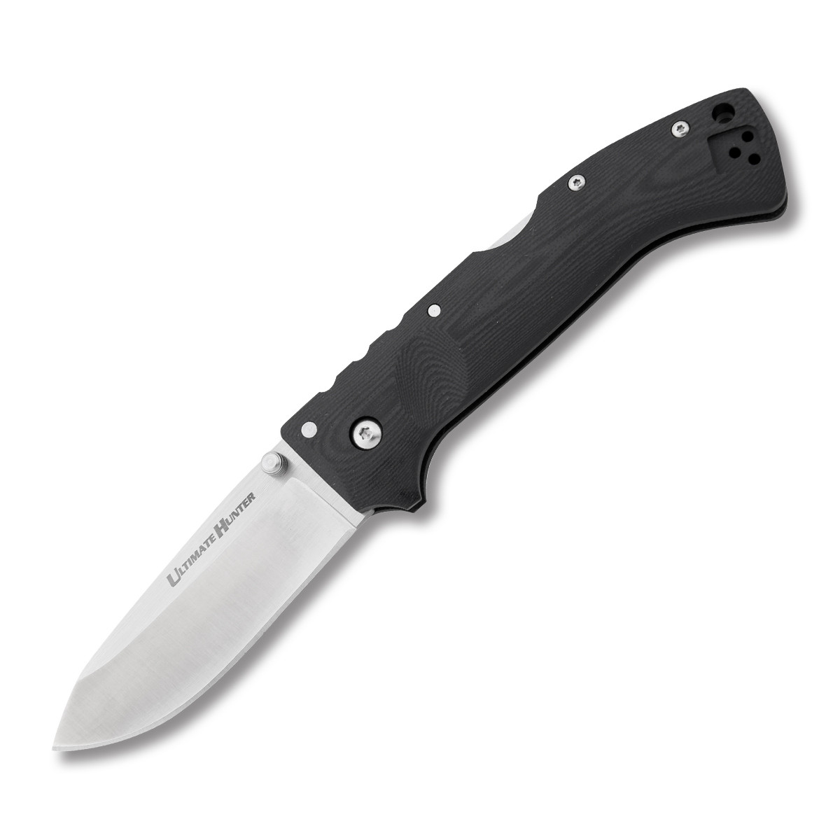 Cold Steel Ultimate Hunter Folding Knife 3.5in Plain Satin Drop Point