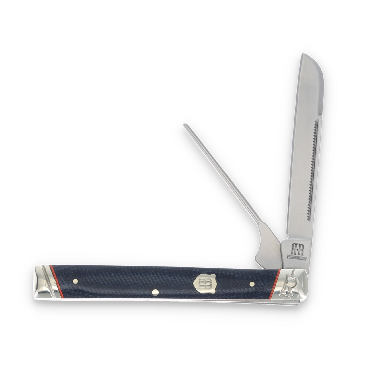 Rough Ryder Faded Blue Jeans Pipe Doctor Folding Knife RR2352