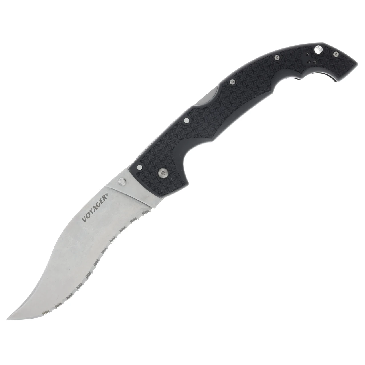 Cold Steel XL Voyager Vaquero 5.5in Serrated Edge GrivEx Handle