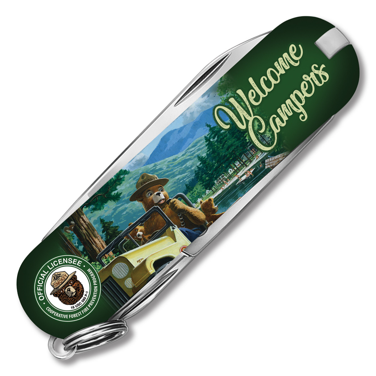 Victorinox Classic SD Swiss Army Knife Welcome Campers STBV919