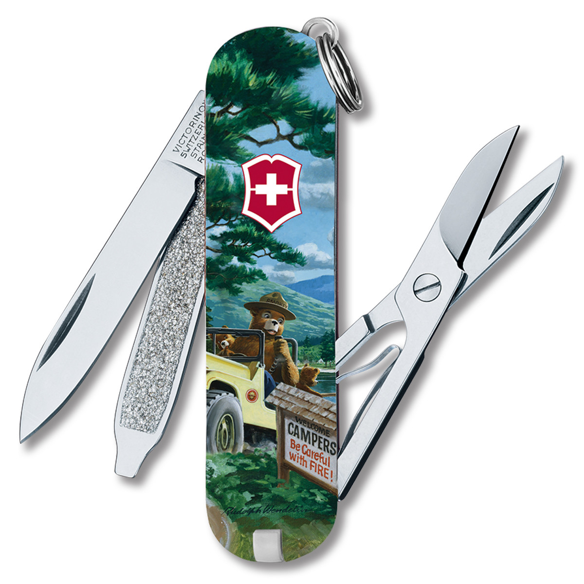 Victorinox Classic SD Swiss Army Knife Welcome Campers STBV919
