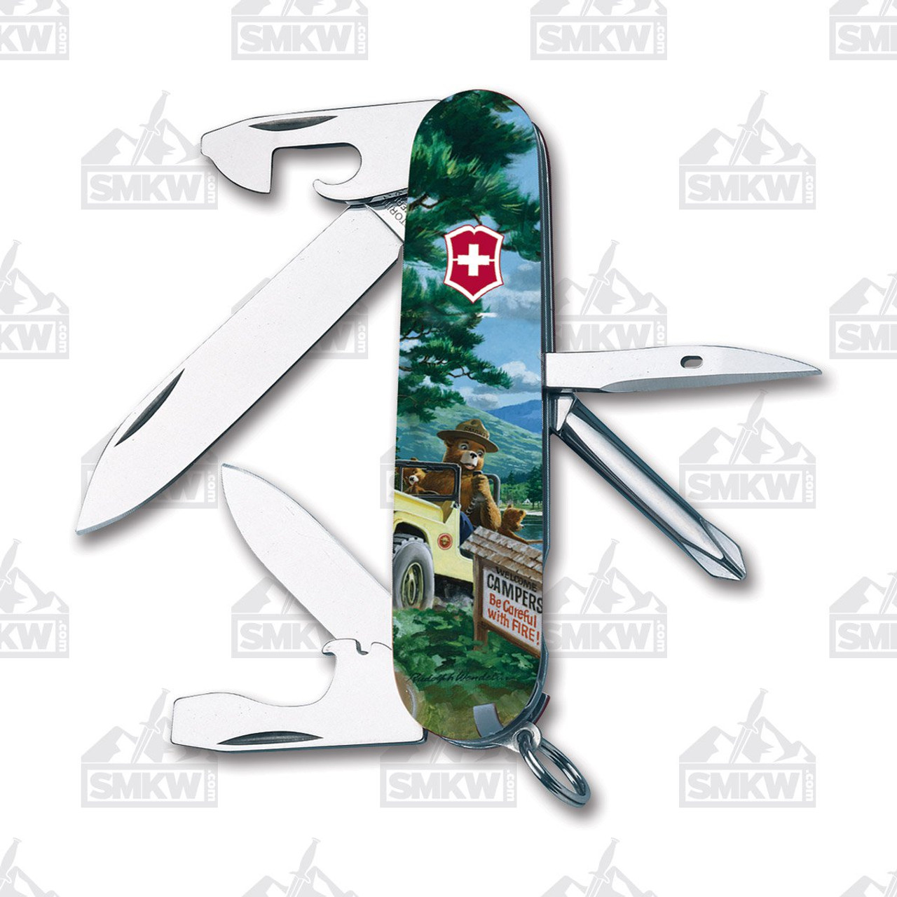 Victorinox Floral Knife Green - Smoky Mountain Knife Works