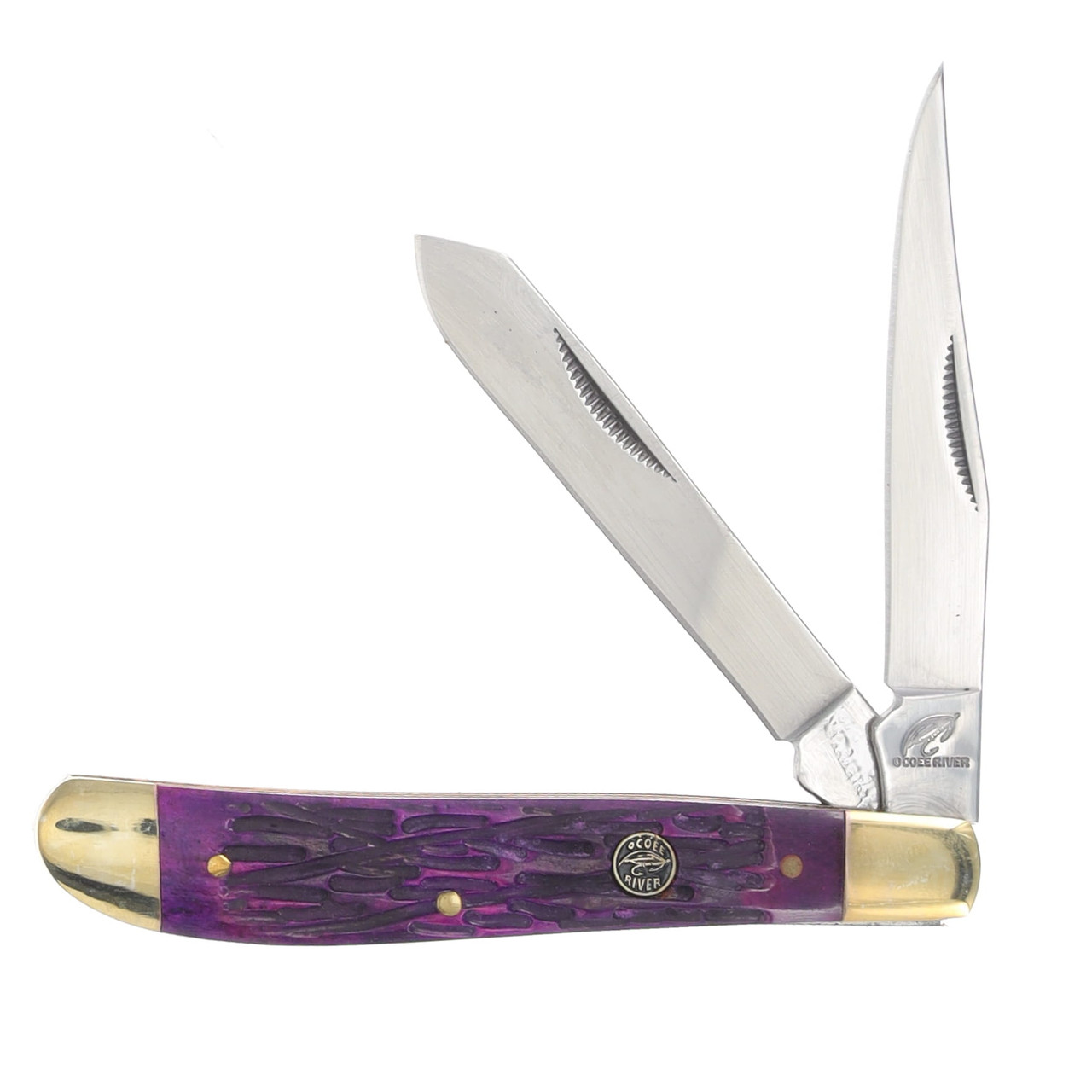 Ocoee River Purple Passion Jigged Bone Bullet Trapper FROC265PJB