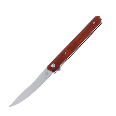 Boker Plus Kwaiken Air Cocobolo 3.54in Satin Trailing Point Blade
