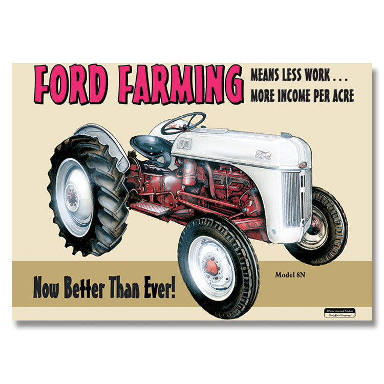 Ford Farming Tin Sign SG758