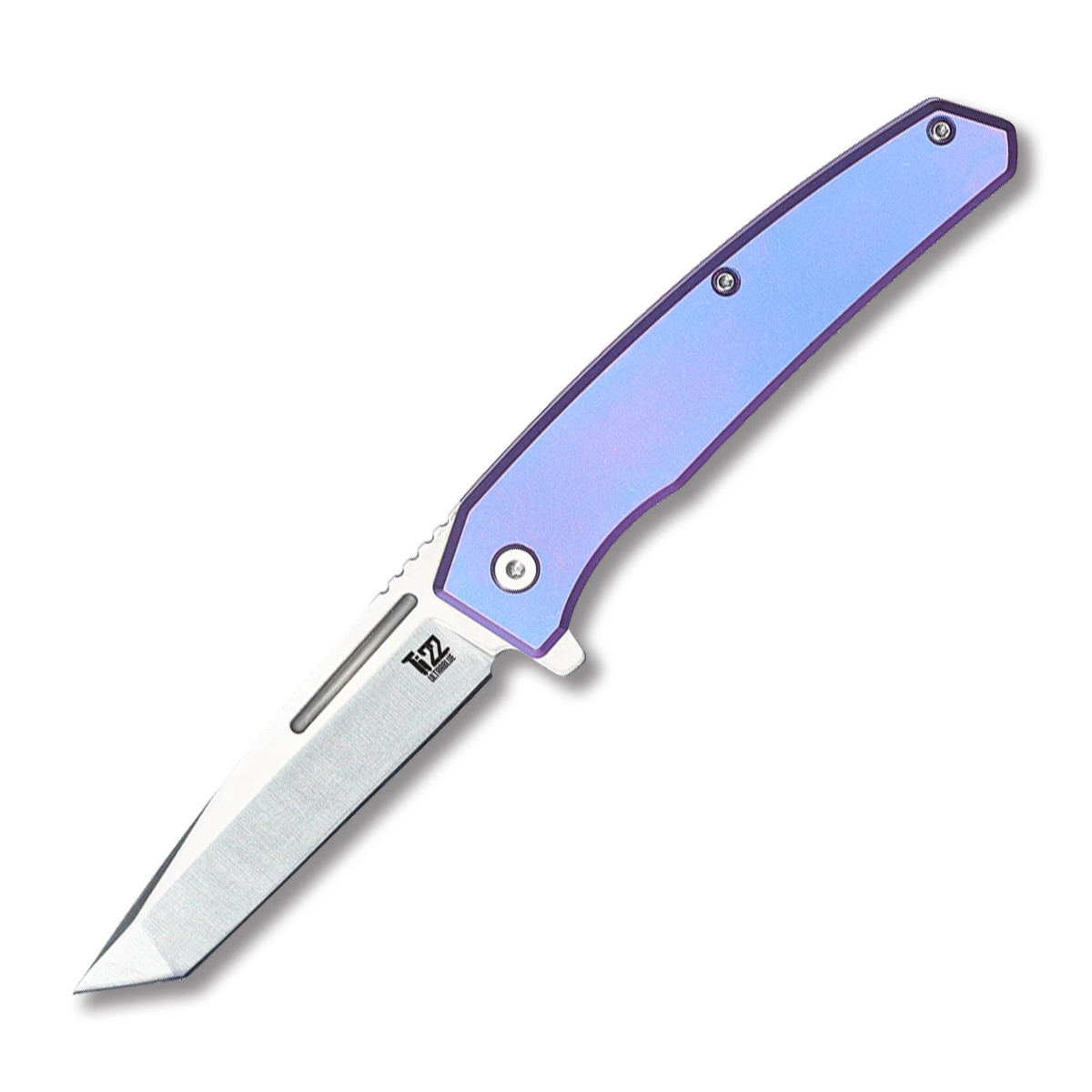 OKIIITOOO Ontario TI22 Ultrablue Titanium Folder OKC9800 - Smoky Mountain
