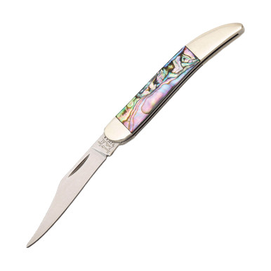 Bear & Son Little Toothpick Folding Knife Genuine Abalone BRAB1935