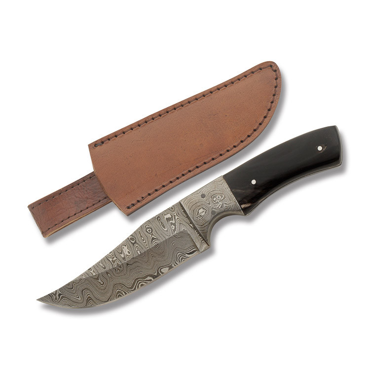 Big Sugar Damascus Fixed Blade Knife DM1051HN