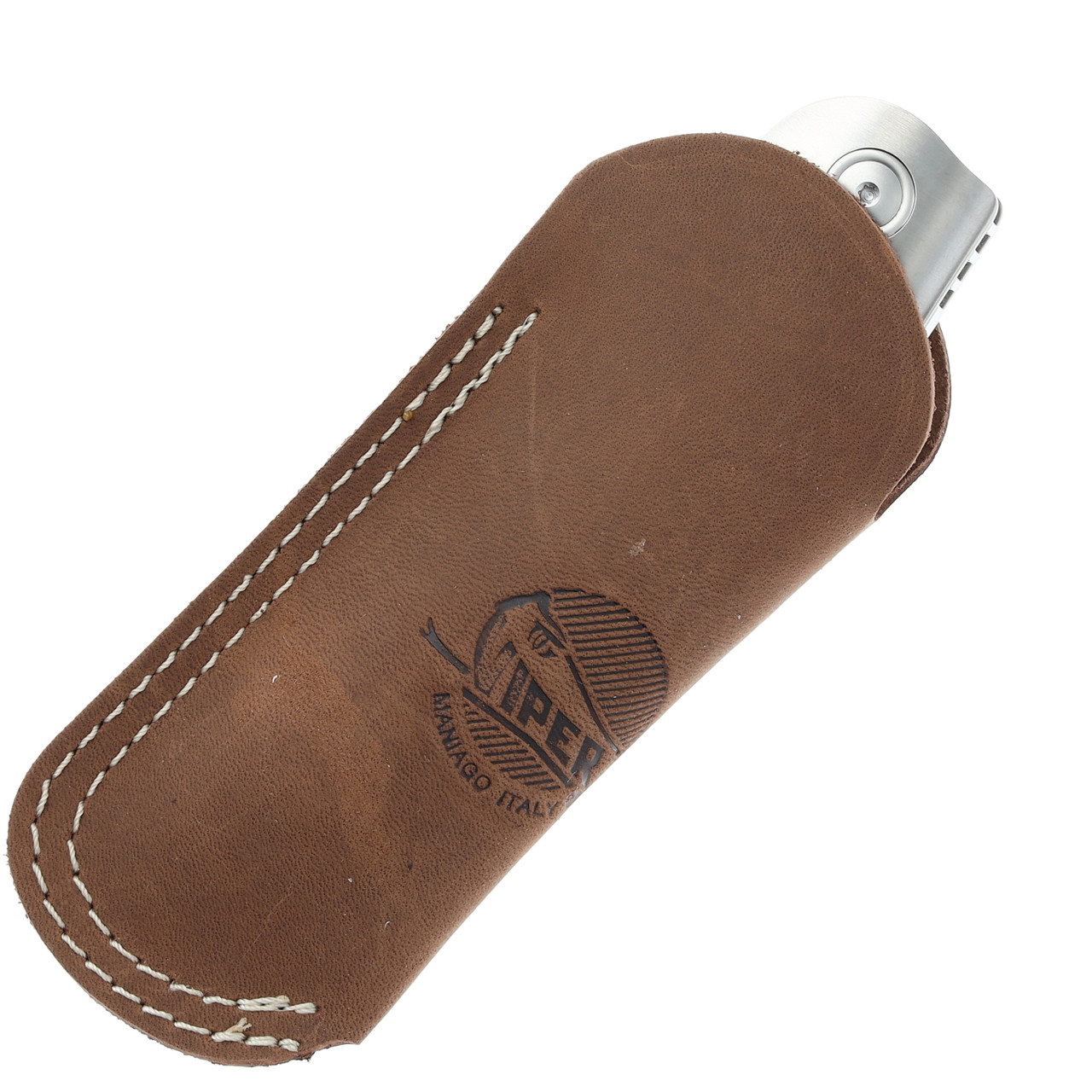 Viper Turn Flamed Poplar Wood Folding 3.22In. M390 Clip Point