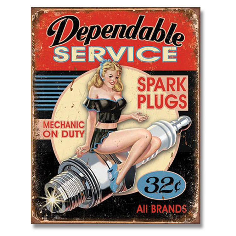 Dependable Service Tin Sign SG1991