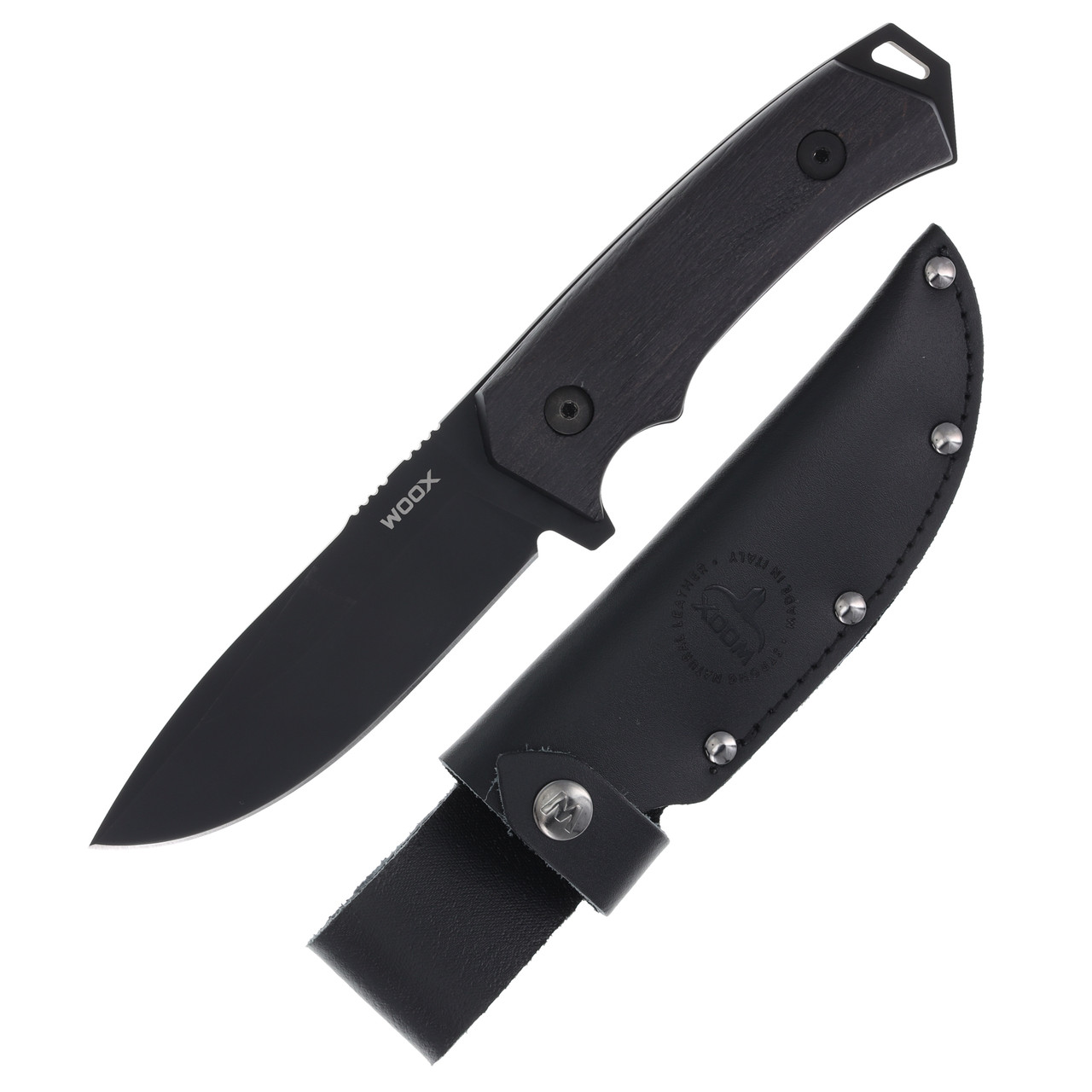 Woox Rock 62 Phantom Fixed Blade Knife Black BUKNF00109 - Smoky