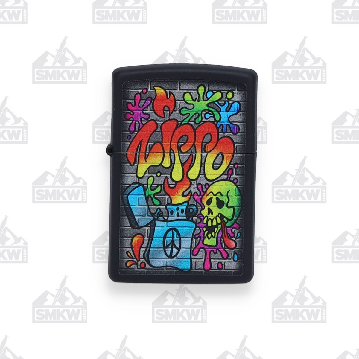 Zippo Street Art Black Matte Lighter