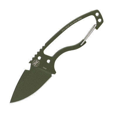 DPx Gear Heat Hiker Fixed Blade Knife 1095 OD Green DPHTX025
