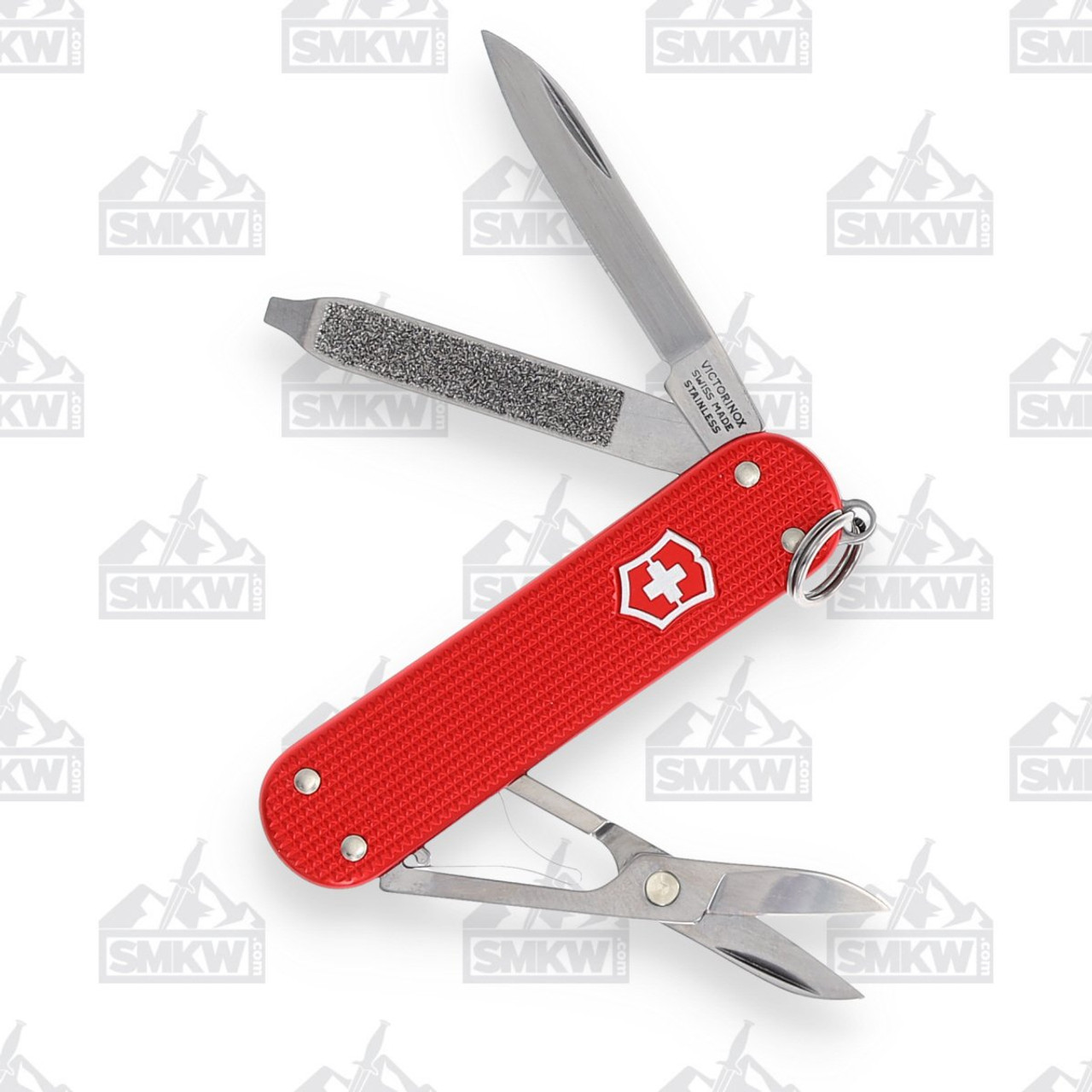 Victorinox Classic SD Swiss Army Knife Alox Precious Red - Smoky Mountain  Knife Works