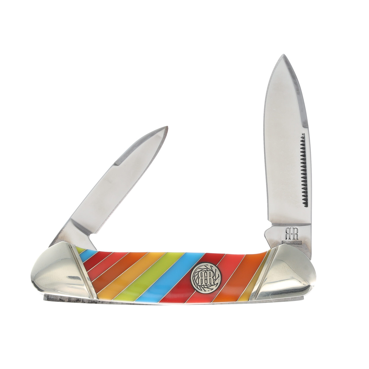 Rough Ryder Lollipop Canoe Folding Knife RR2469 - Smoky Mountain