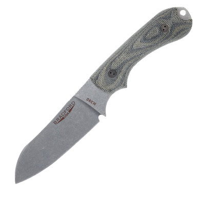 Bradford Guardian 3 Fixed Blade Knife Camo Micarta 3D Sheepsfoot BRAD1586