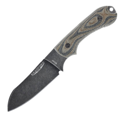 Bradford Guardian 3 Fixed Blade Knife Camo Micarta 3D Sheepsfoot