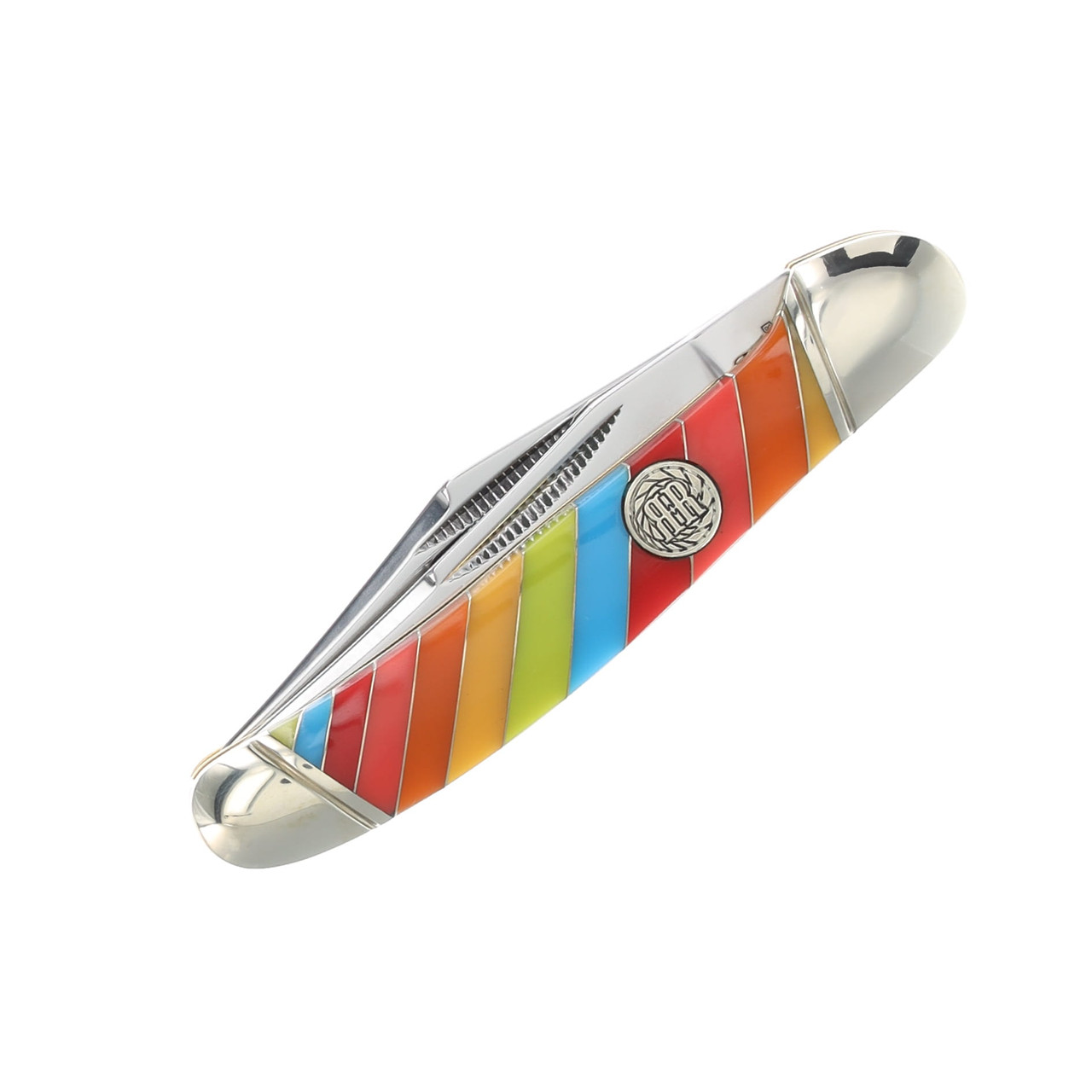 Rough Ryder Lollipop Copperhead Folding Knife RR2466 - Smoky