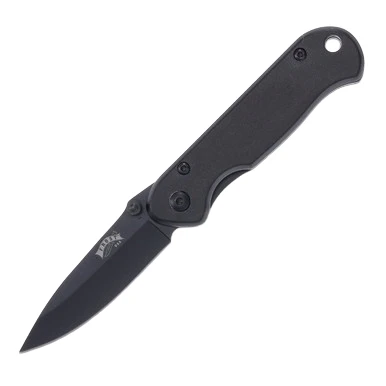 Frost Cutlery Black Aluminum Linerlock Folding Knife