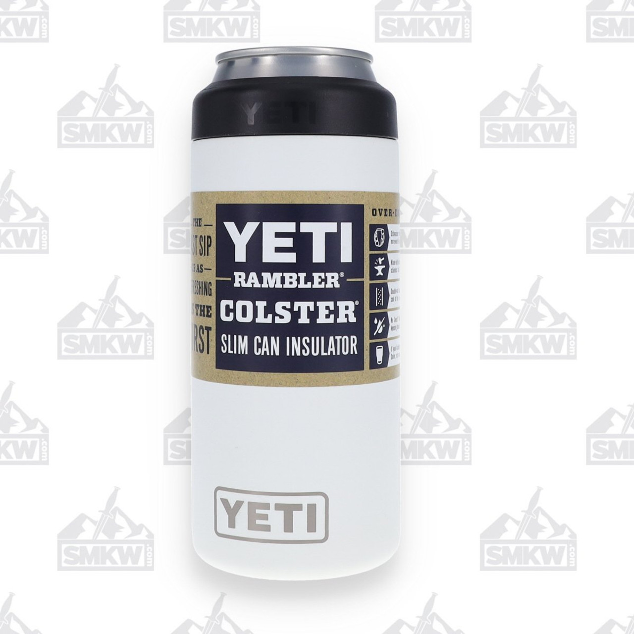 Yeti Rambler Colster White Can Insulator - Smoky Mountain Knife Works