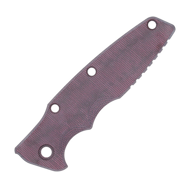 Eklipse 3.5" Knife Scale Smooth Burgundy Micarta