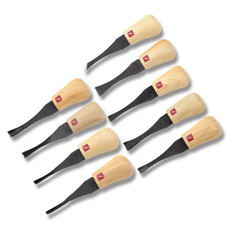 Flexcut Nine-Piece Deluxe Palm Set FTFR405