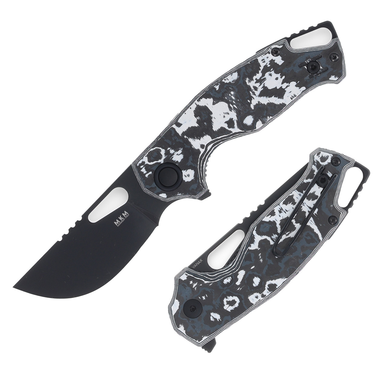 MKM Vincent Folding Knife Vanax White Storm SMKW Exclusive