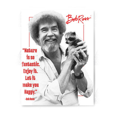Bob Ross Nature Tin Sign 