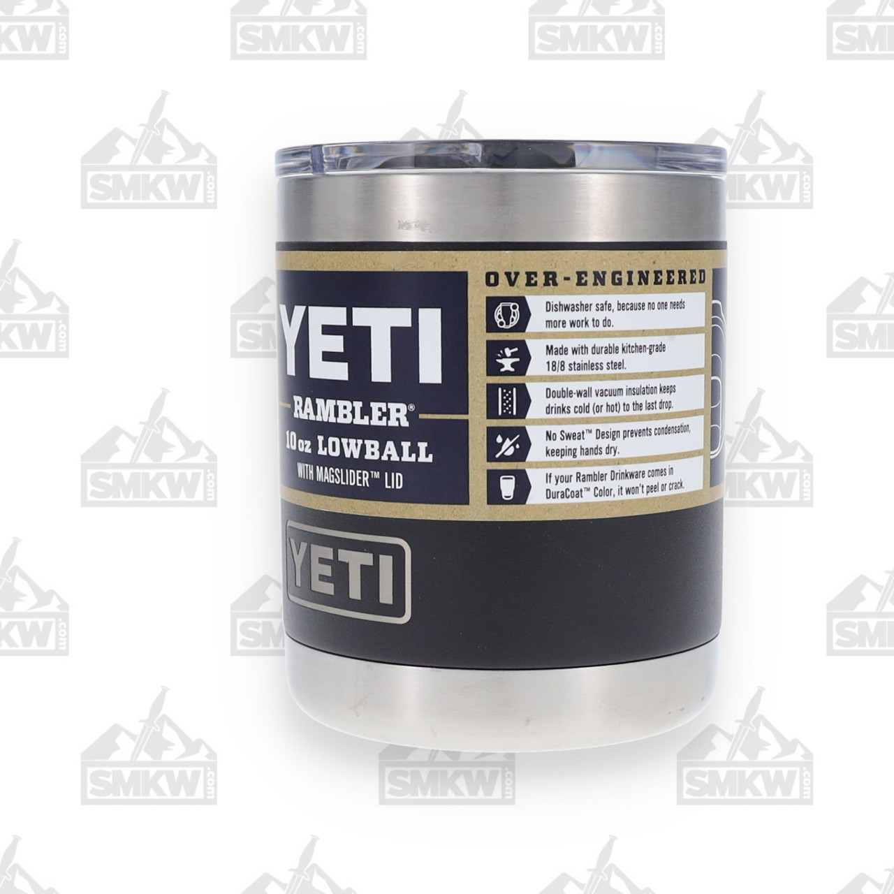 Yeti Rambler 10oz Lowball Black - Smoky Mountain Knife Works