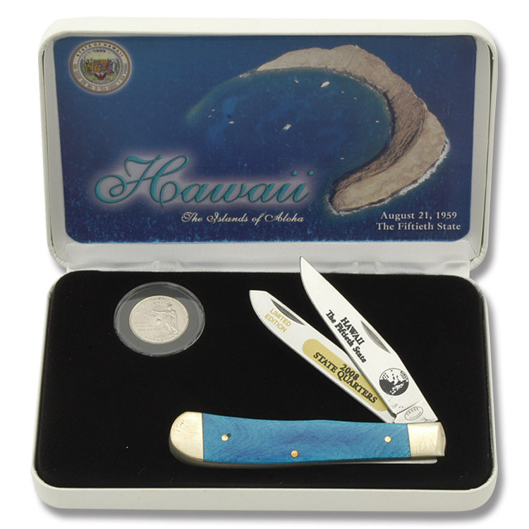 Frost Cutlery Hawaii State Quarter & Trapper Collector Set FR312HI