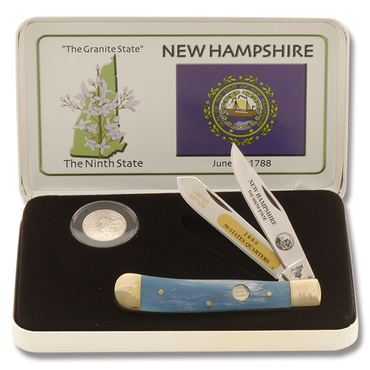 Frost Cutlery New Hampshire State Quarter & Trapper Collector Set FR312NH