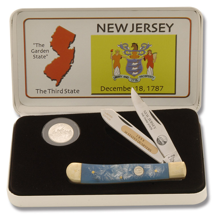 Frost New Jersey State Quarter & Trapper Collector Set FR312NJ