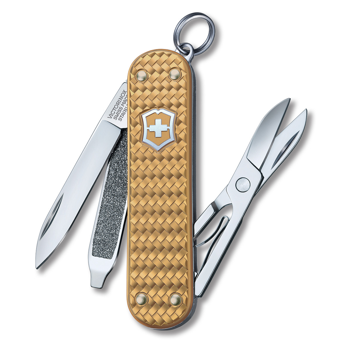 Victorinox Classic SD Swiss Army Knife Precious Alox Brass Gold