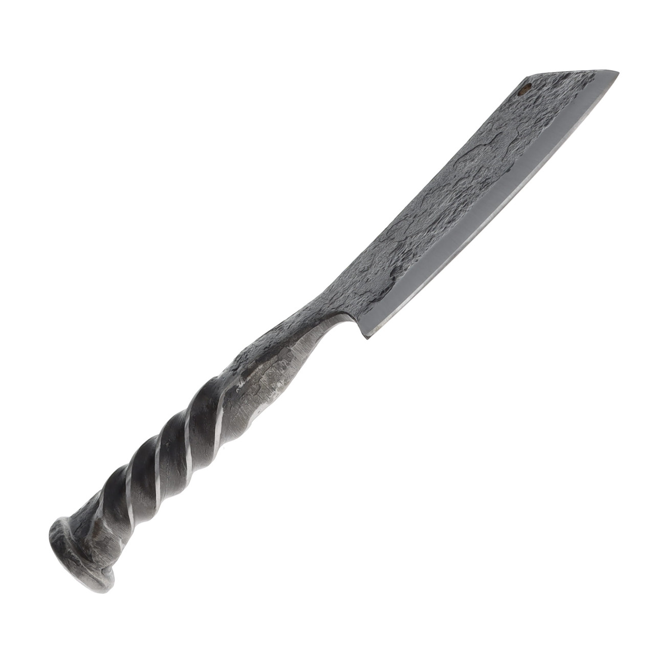 SZCO Supplies 9.5in Railroad Spike Cleaver Fixed Blade Knife
