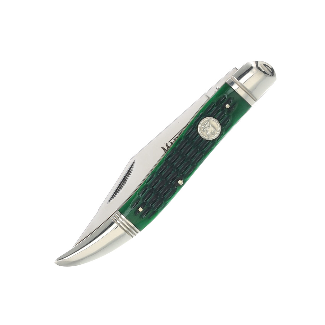 Marbles Large Toothpick Rams Horn Taschenmesser – 13 Cm Geschlossen, Widderhorn-Griff, Edelstahl