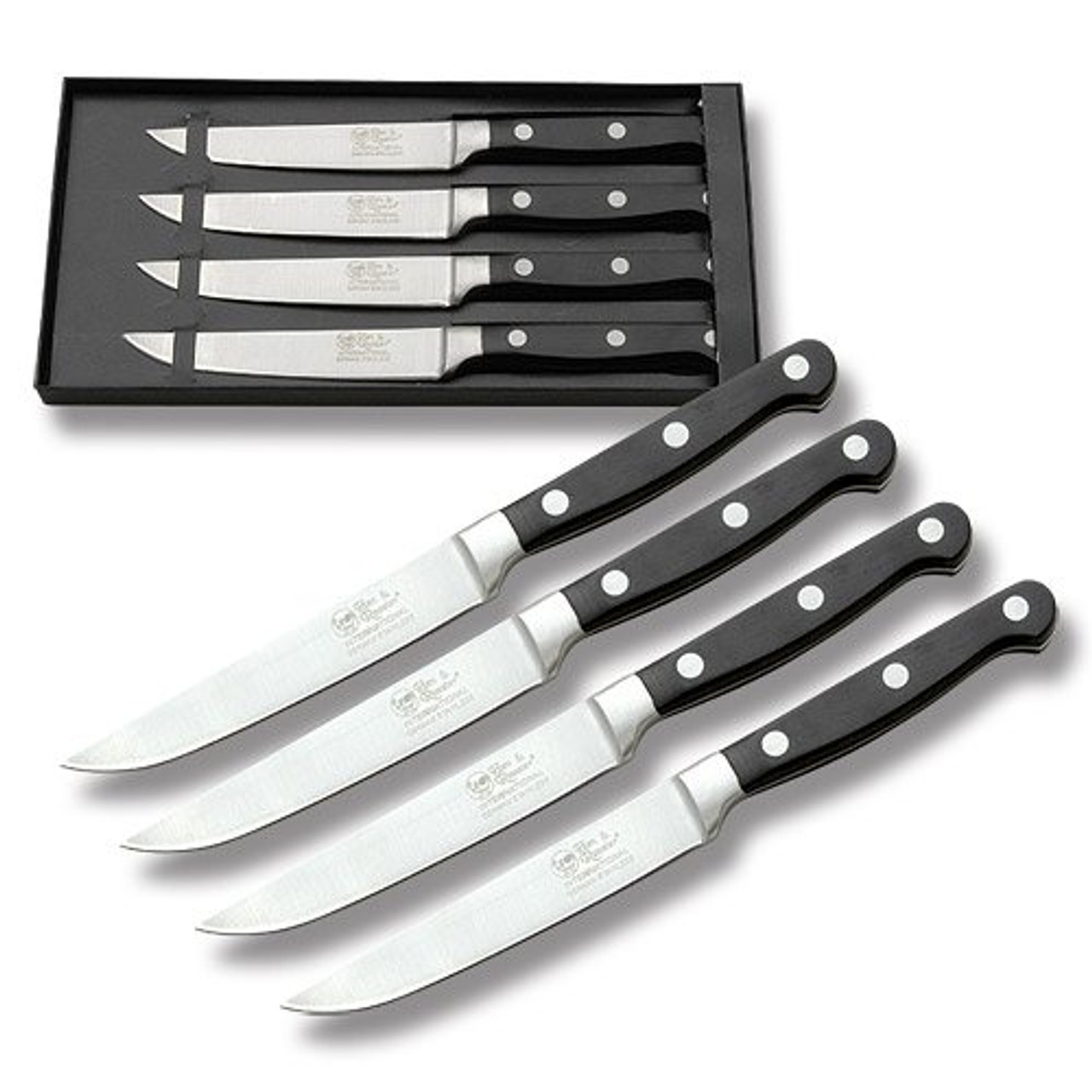 Hen & Rooster 4 Piece Ceramic Kitchen Knife Set - Smoky Mountain Knife Works