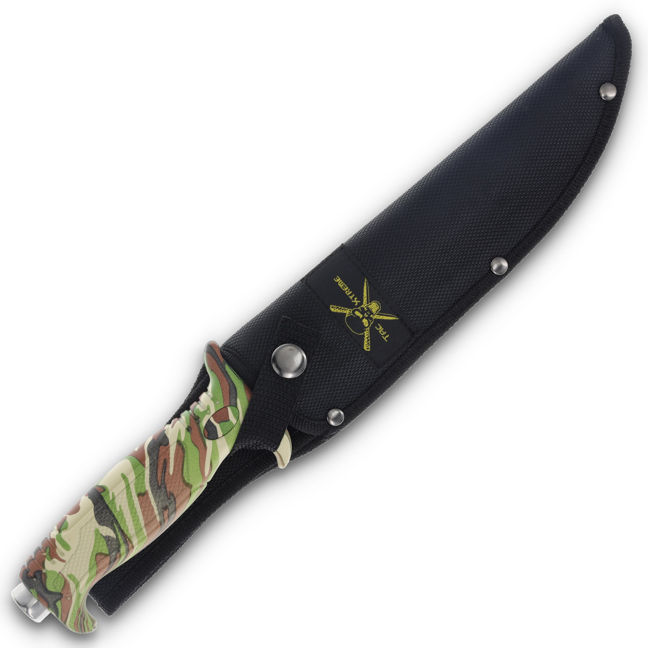 ★レア　非売品★【WWF 森林保護】フェーブ　フルセット　フランス雑貨 Frost Jungle Fever Bowie VI Black Sawback Clip Point/Camo FR429CA
