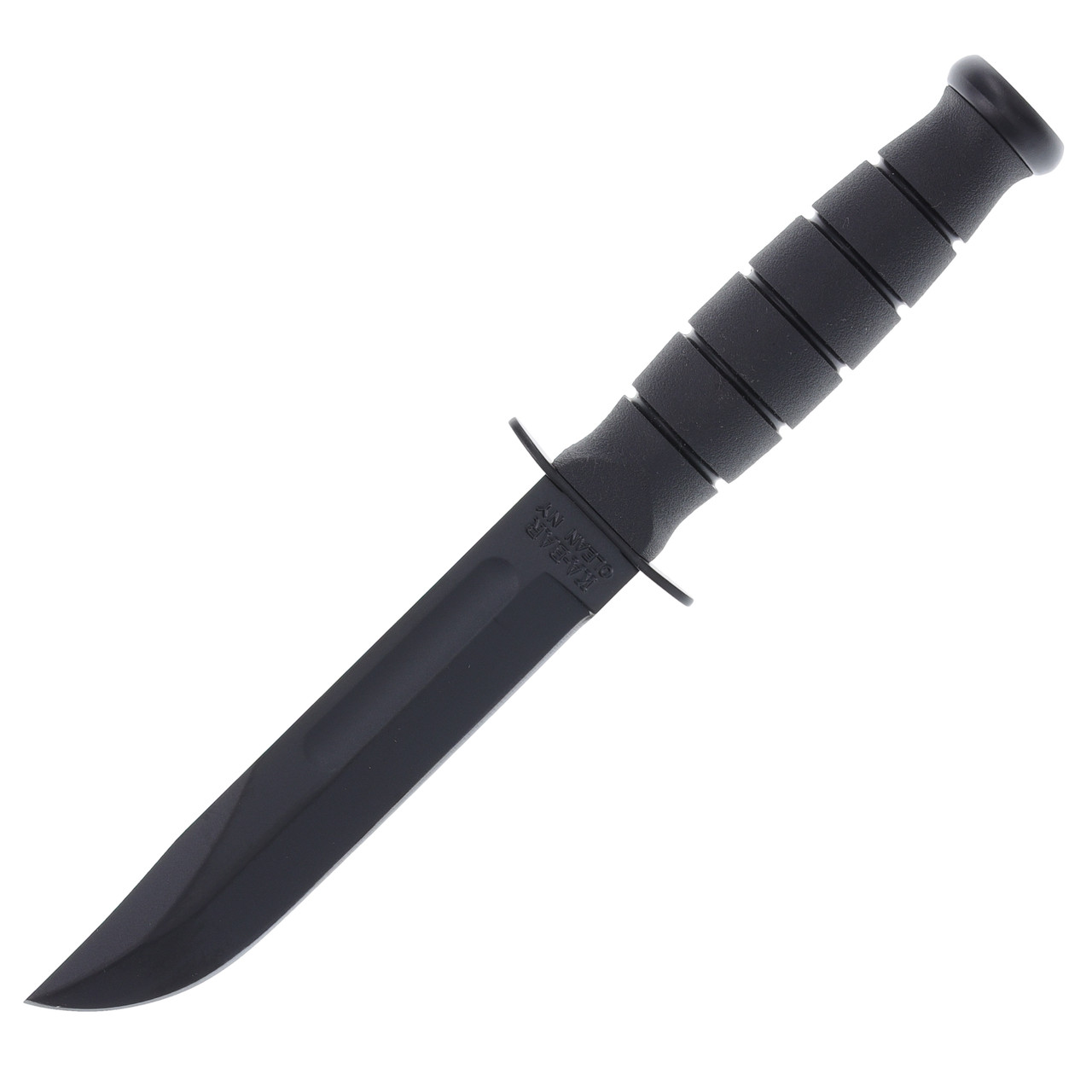 KA-BAR Short Fixed Blade Fighting Knife with Leather Sheath KA1256